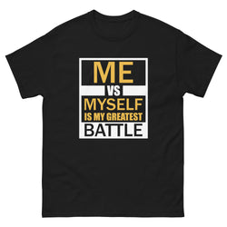Me vs Myself (gold) Men's classic tee