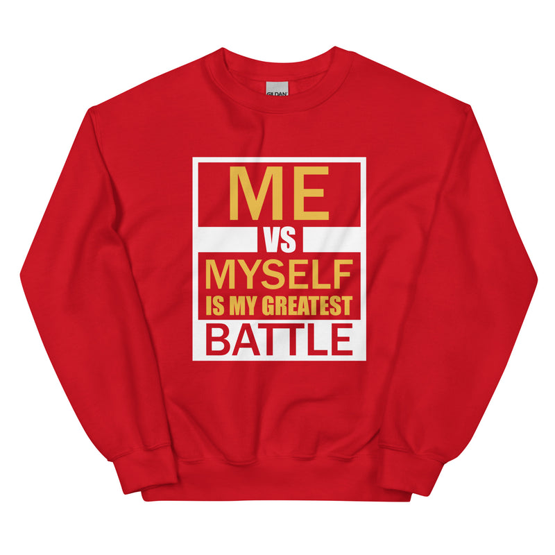Me vs Myself (gold) Unisex Sweatshirt