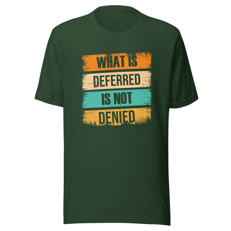 What is deferred Unisex t-shirt