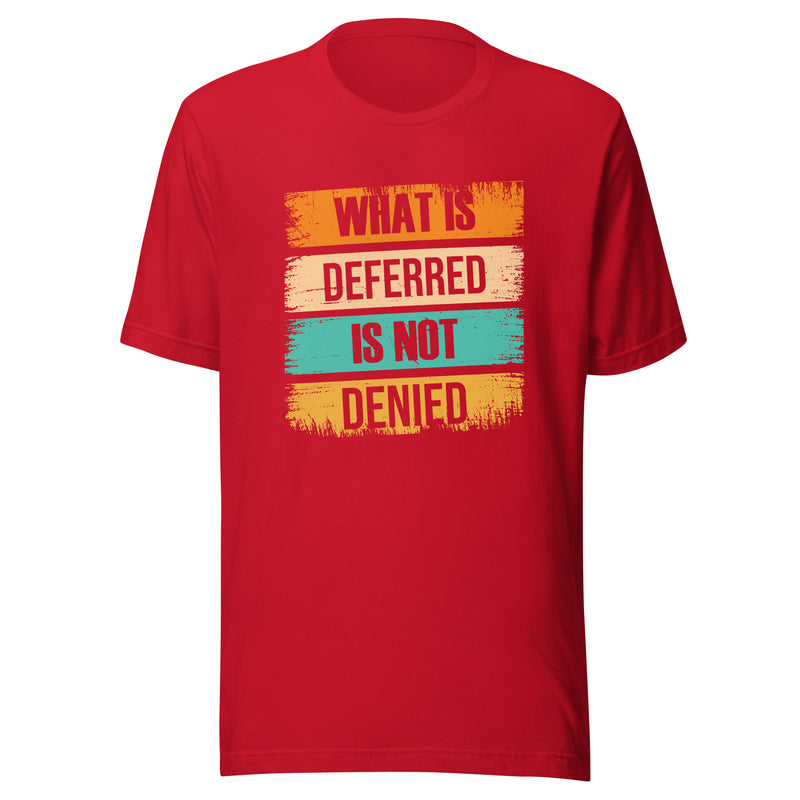 What is deferred Unisex t-shirt