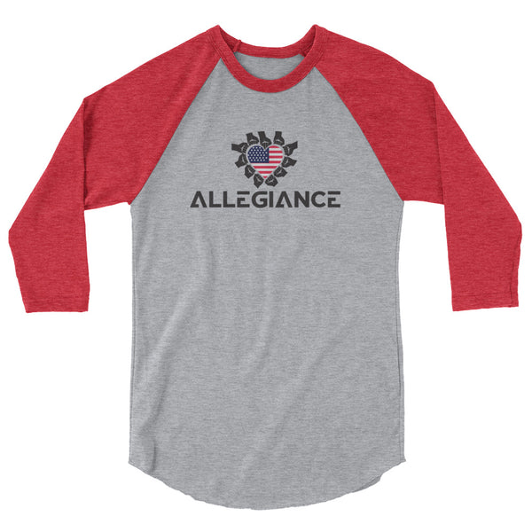 Allegiance 3/4 sleeve raglan shirt