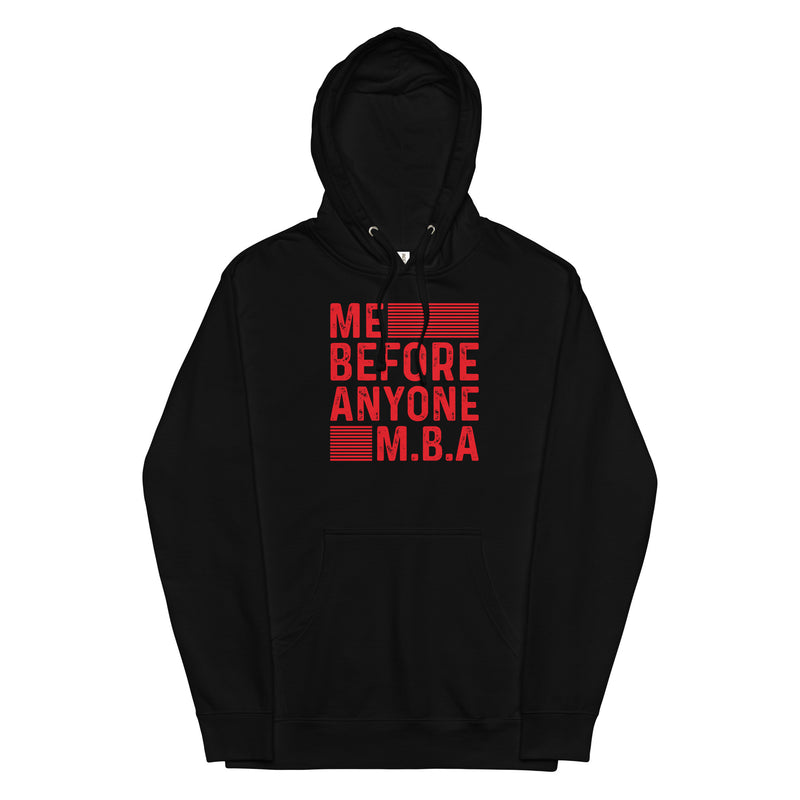 Unisex midweight hoodie in red